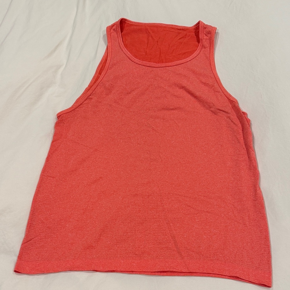 Orange Lululemon Metal Vent Tank Top